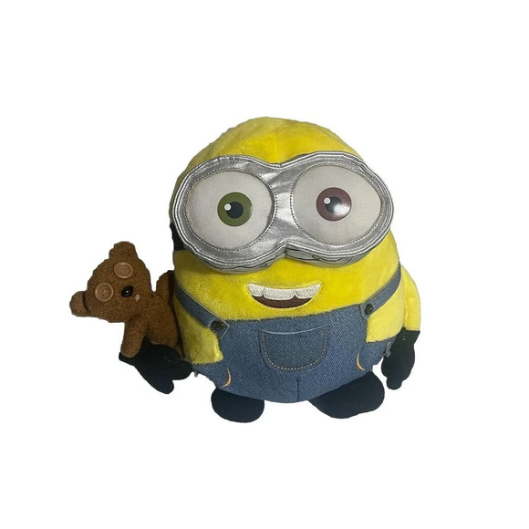 Universal Studios Exclusive Despicable Me Minion Bob with Teddy Bear Plush - Picture 1 of 12